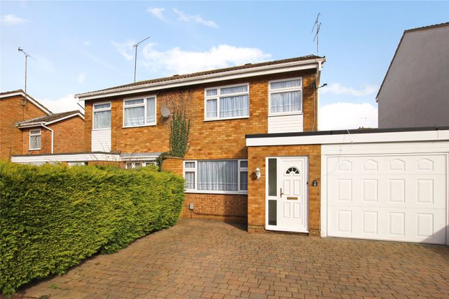 Thumbnail End terrace house to rent in Burges Close, Dunstable