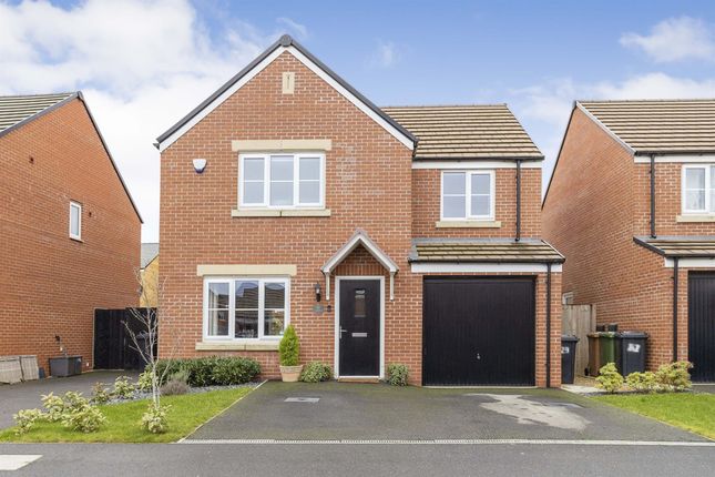 Thumbnail Detached house for sale in Clovelly Drive, Hampton Gardens, Peterborough