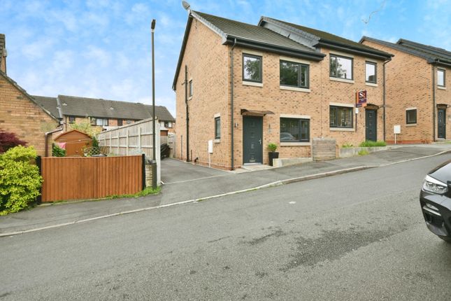 Thumbnail Semi-detached house for sale in Jubilee Gardens, New Mills, High Peak, Derbyshire
