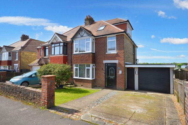 Semi-detached house for sale in Downs Road, Folkestone