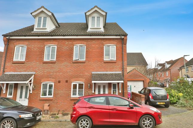 Thumbnail Semi-detached house for sale in Thacker Way, Norwich