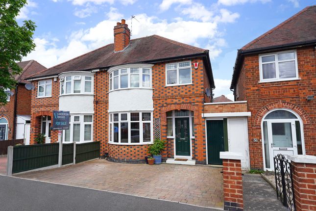 Thumbnail Semi-detached house for sale in Dorchester Road, Western Park, Leicester, Leicestershire