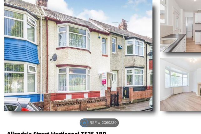 Thumbnail Terraced house to rent in Allendale Street, Hartlepool