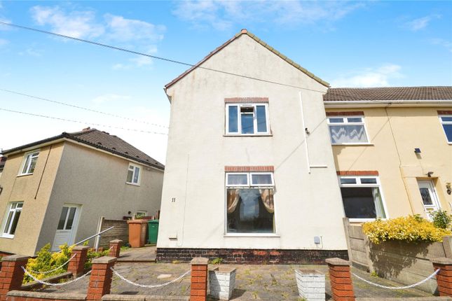 Thumbnail End terrace house for sale in Chestnut Avenue, Midway, Swadlincote, Derbyshire