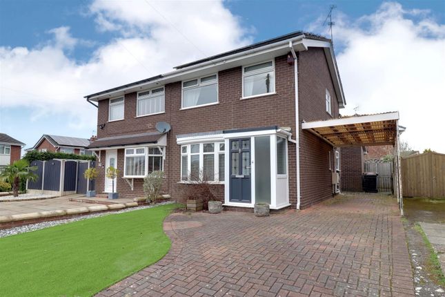 Thumbnail Semi-detached house for sale in Lear Drive, Wistaston, Crewe