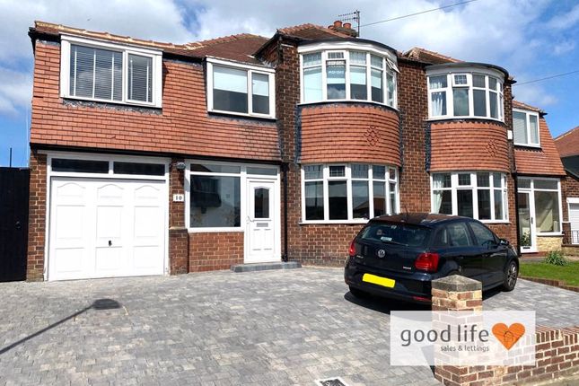 Semi-detached house for sale in Leighton Road, Ashbrooke, Sunderland