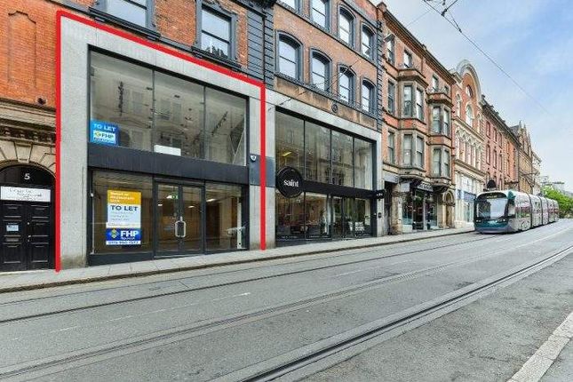 Retail premises to let in 7 Victoria Street, 7 Victoria Street, Nottingham