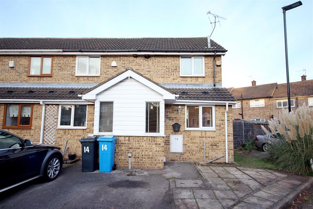 Thumbnail End terrace house to rent in Oakes Park View, Sheffield