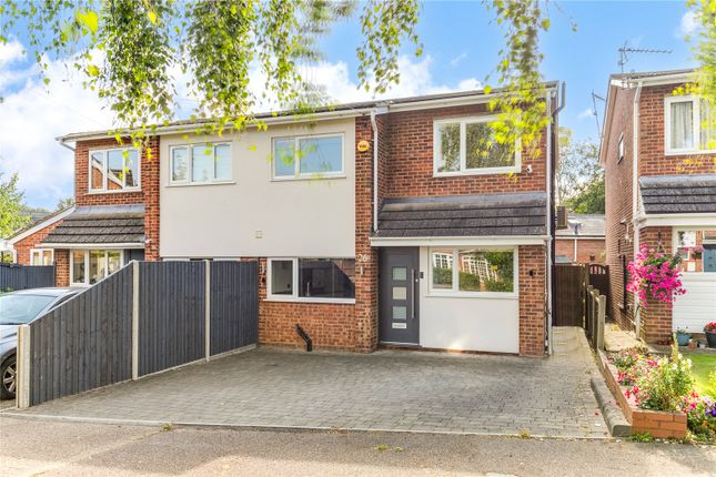 Thumbnail Semi-detached house for sale in Wolves Mere, Woolmer Green, Hertfordshire