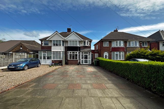 Thumbnail Semi-detached house for sale in Melton Avenue, Solihull