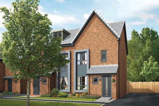 Thumbnail Semi-detached house for sale in "The Jenner Gable- Crown Point" at Edward Street, Denton, Manchester