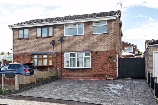 Thumbnail Semi-detached house for sale in Edison Close, Hednesford, Cannock