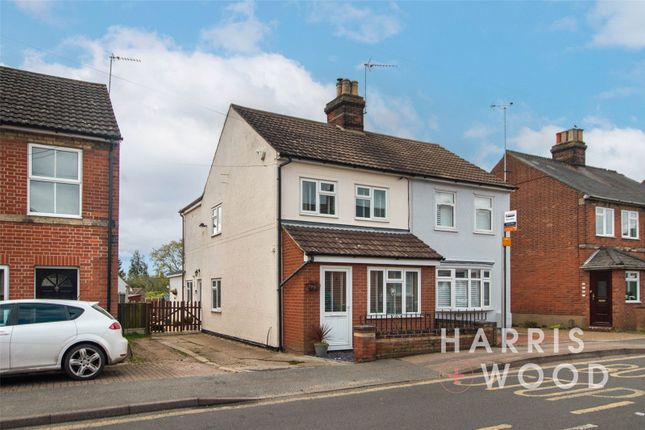 Semi-detached house for sale in Colchester Road, West Bergholt, Colchester, Essex