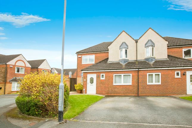 Thumbnail Semi-detached house for sale in Heathmoor Park Road, Halifax, West Yorkshire