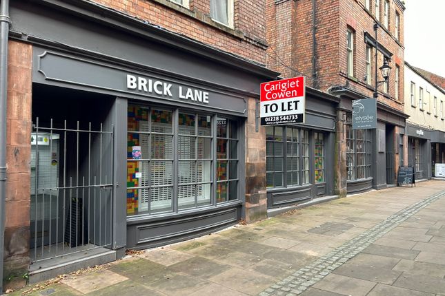 Retail premises to let in St Cuthbert's Lane, 17/18, Carlisle