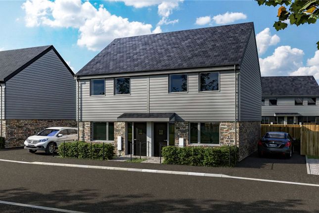 Thumbnail End terrace house for sale in Park Lanneves, Bodmin, Cornwall