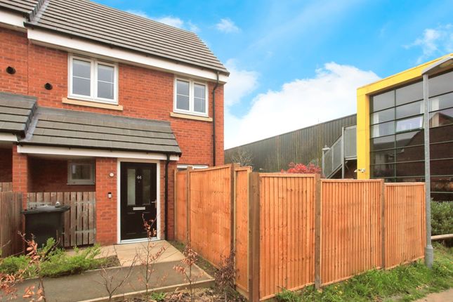 Thumbnail End terrace house for sale in Constantine Drive, Stanground South, Peterborough