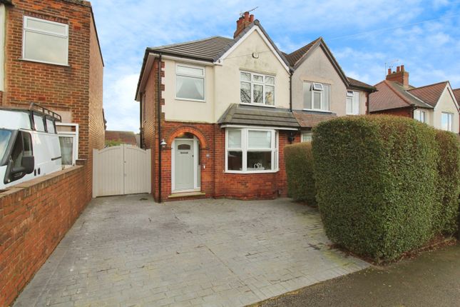 Thumbnail Semi-detached house for sale in Berry Hill Lane, Mansfield