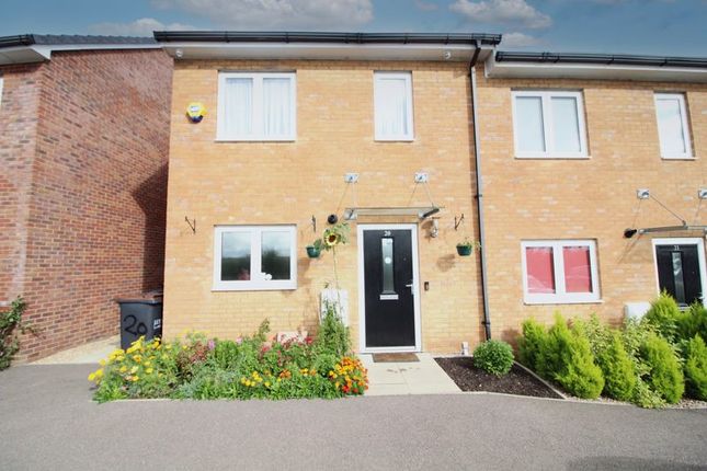 Thumbnail End terrace house for sale in Farley Meadows, Luton