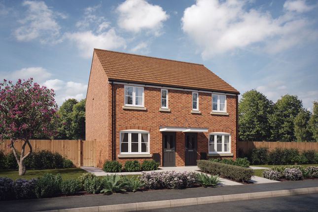 Thumbnail Semi-detached house for sale in "The Alnwick" at Racecourse Road, Pershore