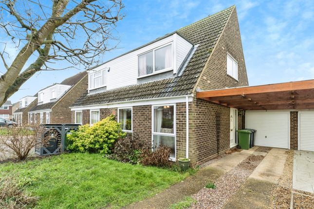 Thumbnail Semi-detached house for sale in Farmstead Close, Histon, Cambridge