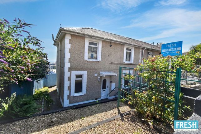 3-bed semi-detached on 128, Grenfell Park Road, Swansea, £91,000