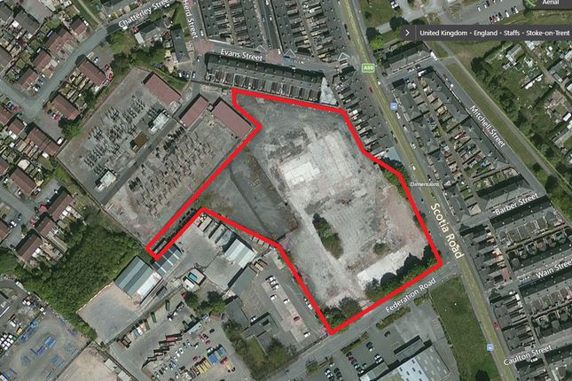 Land to let in Former Westport House Site, Federation Road, Burslem, Stoke-On-Trent, Staffordshire