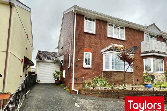Thumbnail Semi-detached house for sale in Treesdale Close, Paignton