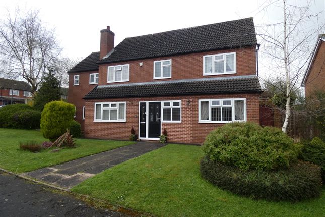Thumbnail Detached house for sale in Elwyn Close, Stretton, Burton-On-Trent