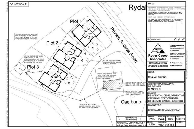 Land for sale in Station Road, St. Clears, Carmarthen