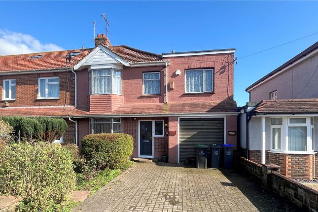 Thumbnail End terrace house for sale in First Avenue, Lancing, West Sussex