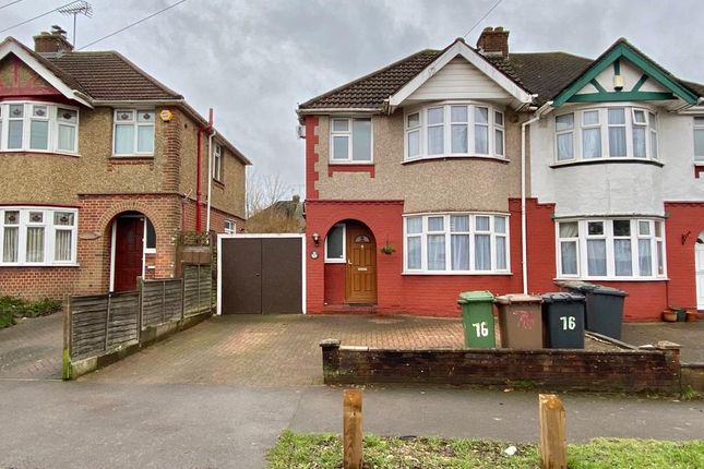 Thumbnail Semi-detached house for sale in Somerset Avenue, Luton