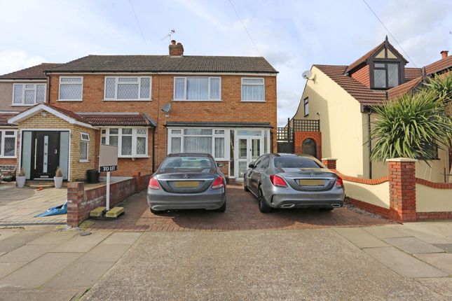 Thumbnail Semi-detached house to rent in Cross Road, Romford