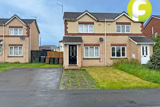 Thumbnail Semi-detached house for sale in Brahman Avenue, North Shields, North Tyneside