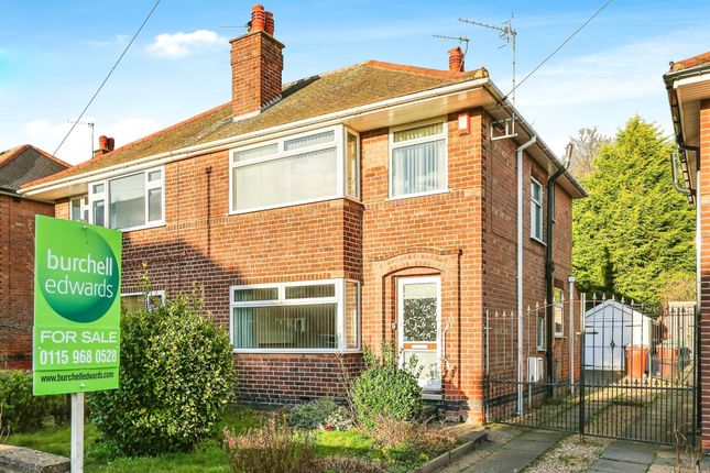 Thumbnail Semi-detached house for sale in Heatherley Drive, Nottingham