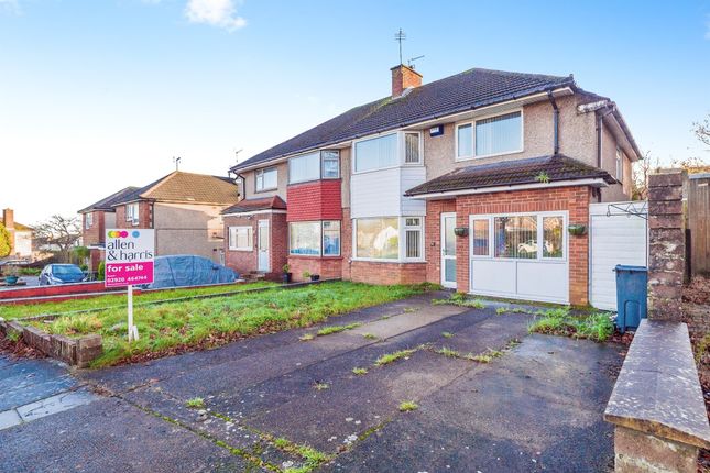 Thumbnail Semi-detached house for sale in Llanedeyrn Road, Penylan, Cardiff