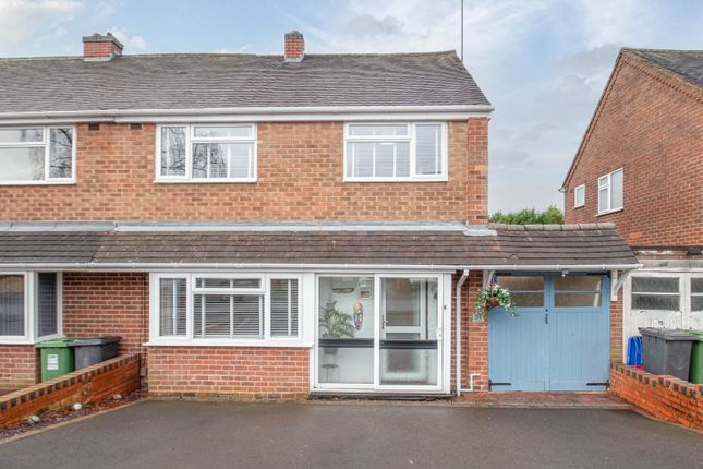 Thumbnail Semi-detached house for sale in Wordsworth Avenue, Headless Cross, Redditch, Worcestershire