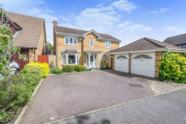 Thumbnail Detached house for sale in Holcutt Close, Wootton, Northampton