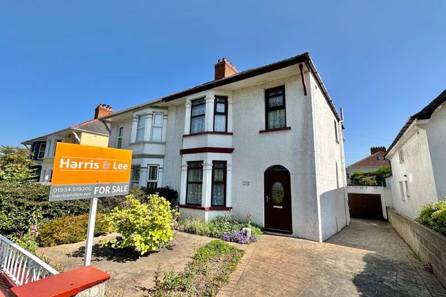 Thumbnail Semi-detached house for sale in Milton Road, Weston-Super-Mare