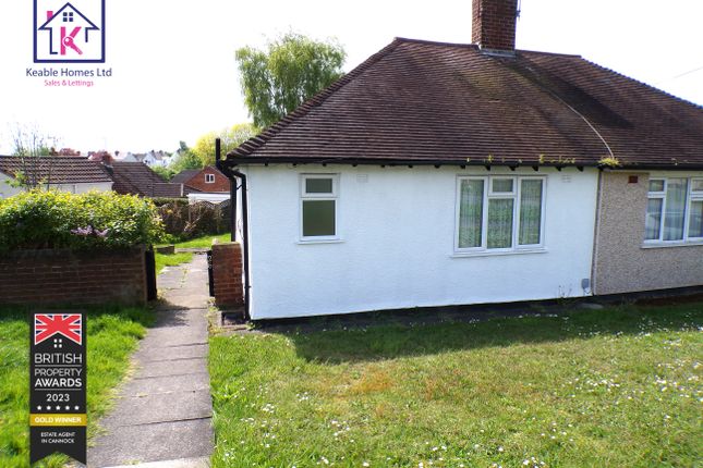 Semi-detached bungalow to rent in Keats Avenue, Cannock