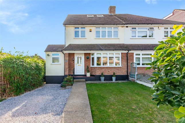 Thumbnail Semi-detached house for sale in Dee Close, Upminster