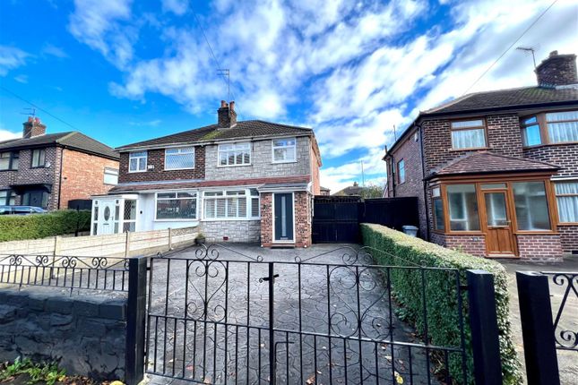 Semi-detached house for sale in Barton Road, Urmston, Manchester, Greater Manchester