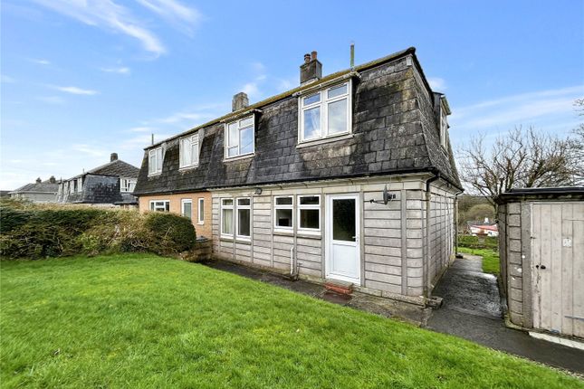 Semi-detached house for sale in Tregadillett, Launceston, Cornwall