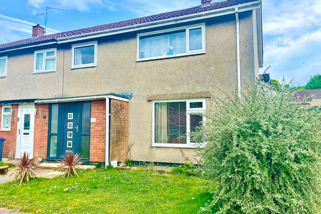 Thumbnail End terrace house for sale in Goodrich Court, Llanyravon, Cwmbran