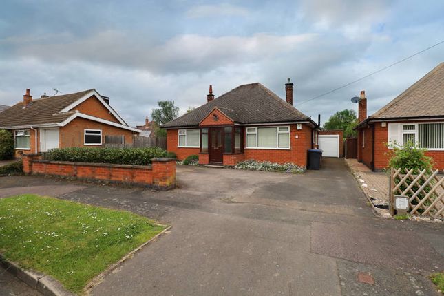 Thumbnail Detached bungalow for sale in Johns Close, Burbage, Leicestershire