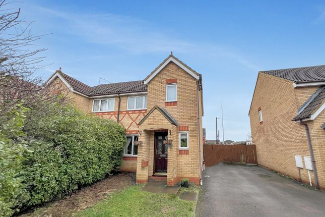 Semi-detached house for sale in Flinters Close, Wootton, Northampton