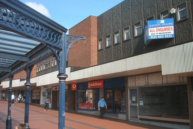 Retail premises to let in 1 Church Street, Market Hall Precinct, Cannock, Staffordshire