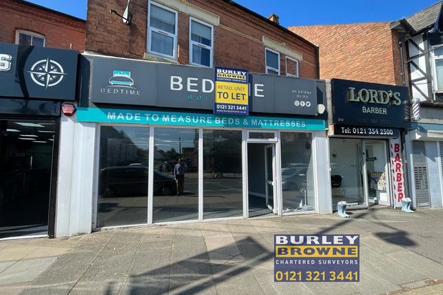 Retail premises to let in 84 Boldmere Road, Sutton Coldfield, West Midlands