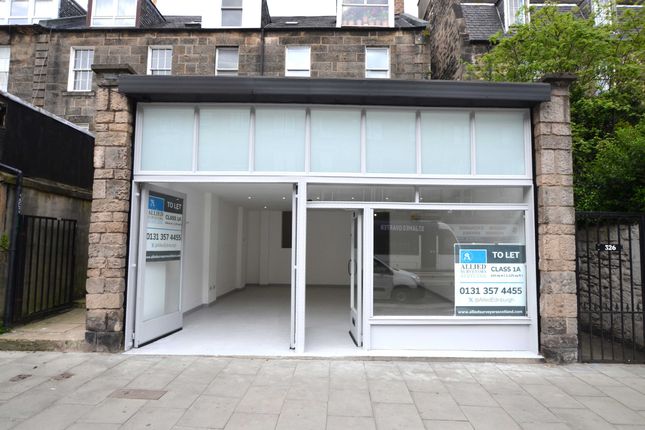 Retail premises to let in Leith Walk, Edinburgh