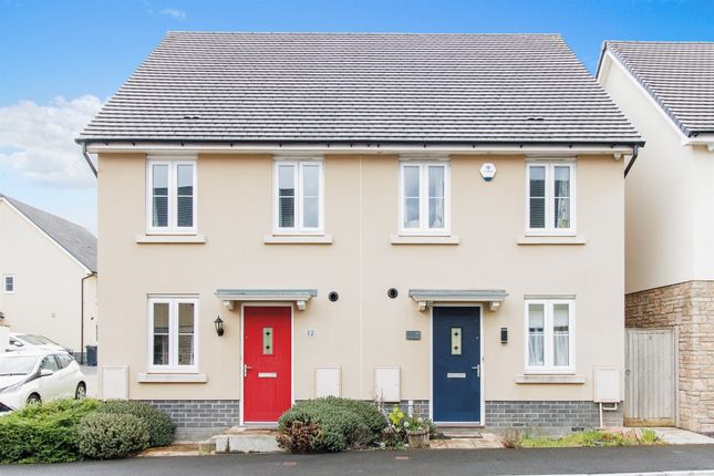 Semi-detached house for sale in Baron Way, Newton Abbot